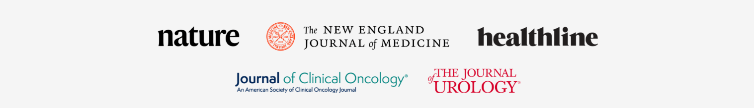 Clinical Studies Featured in Nature, The New England Journal of Medicine, Healthline, Journal of Clinical Oncology, The Journal of Urology